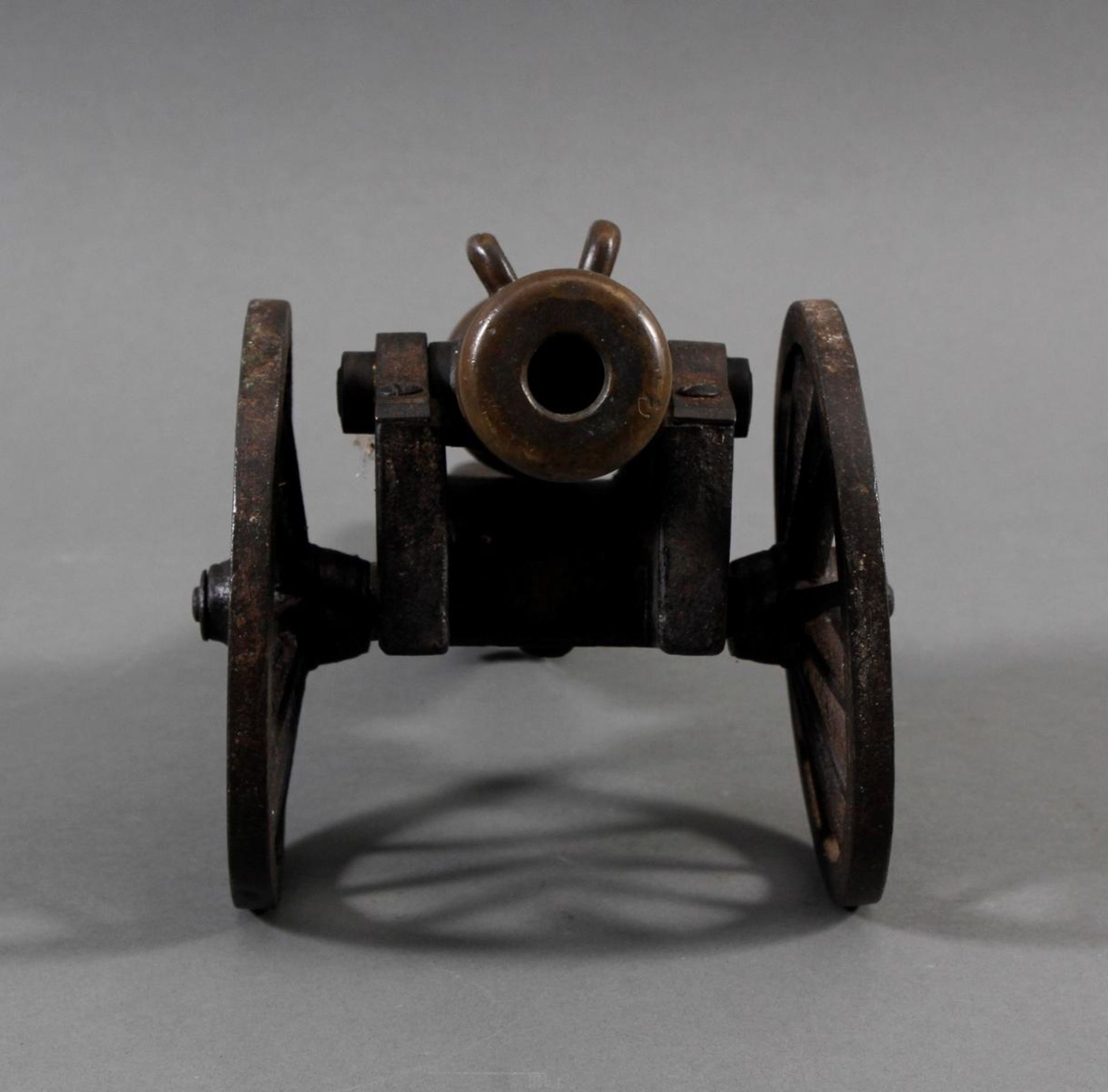Miniatur-Kanone aus Bronze 19. Jahrhundert - Image 3 of 5