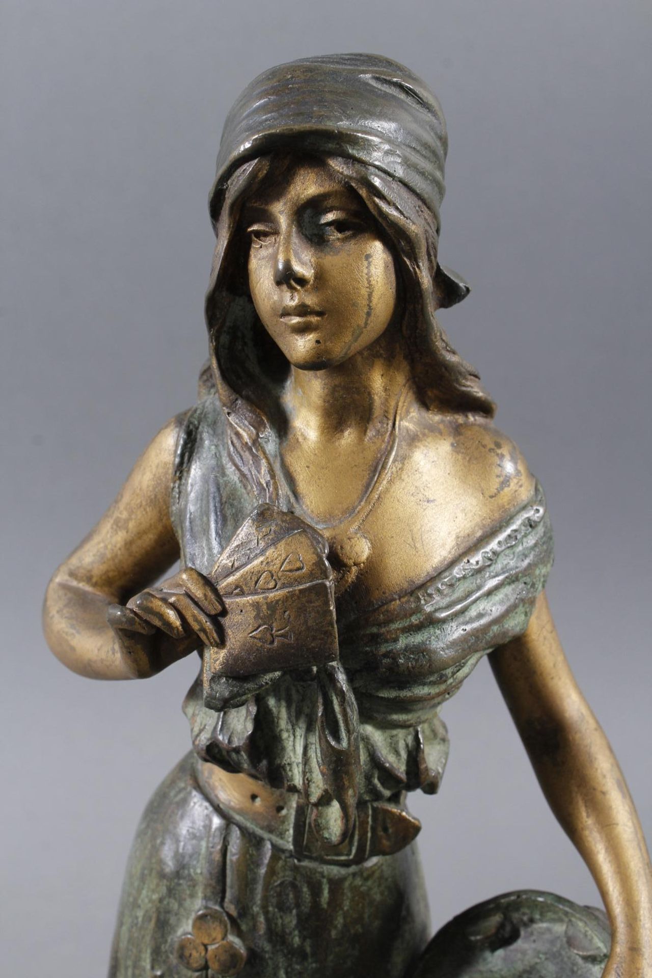 Bronze Frauenskulptur, Esmeralda, Emanuel Villanis (1958-1914) - Image 2 of 11