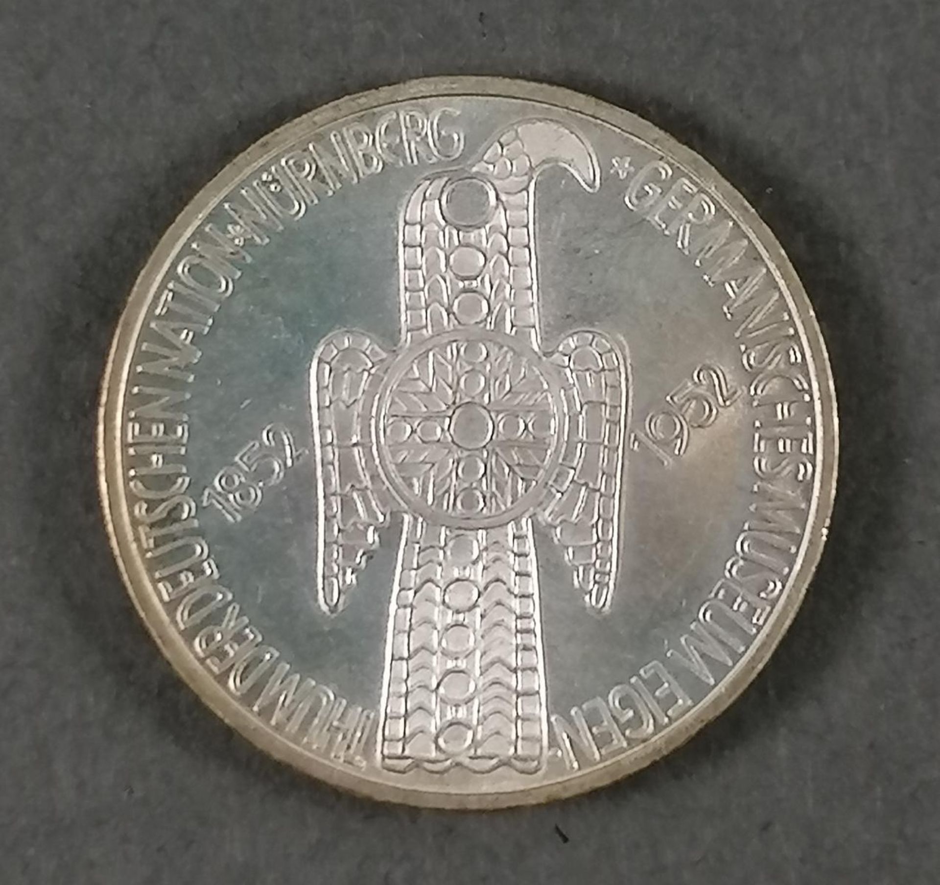 Bundesrepublik Deutschland, 5 Mark 1952 D Germanisches Museum