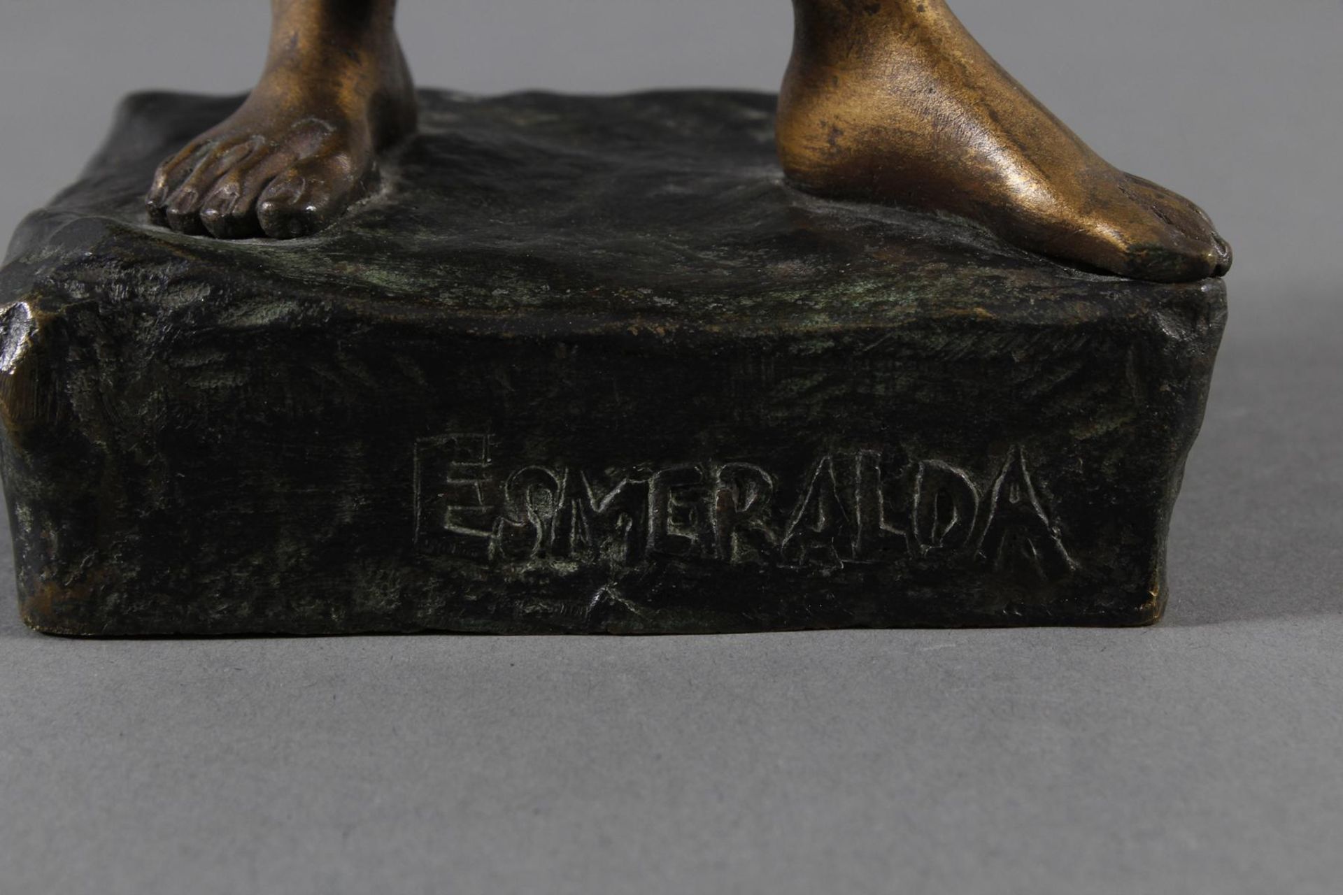 Bronze Frauenskulptur, Esmeralda, Emanuel Villanis (1958-1914) - Image 9 of 11