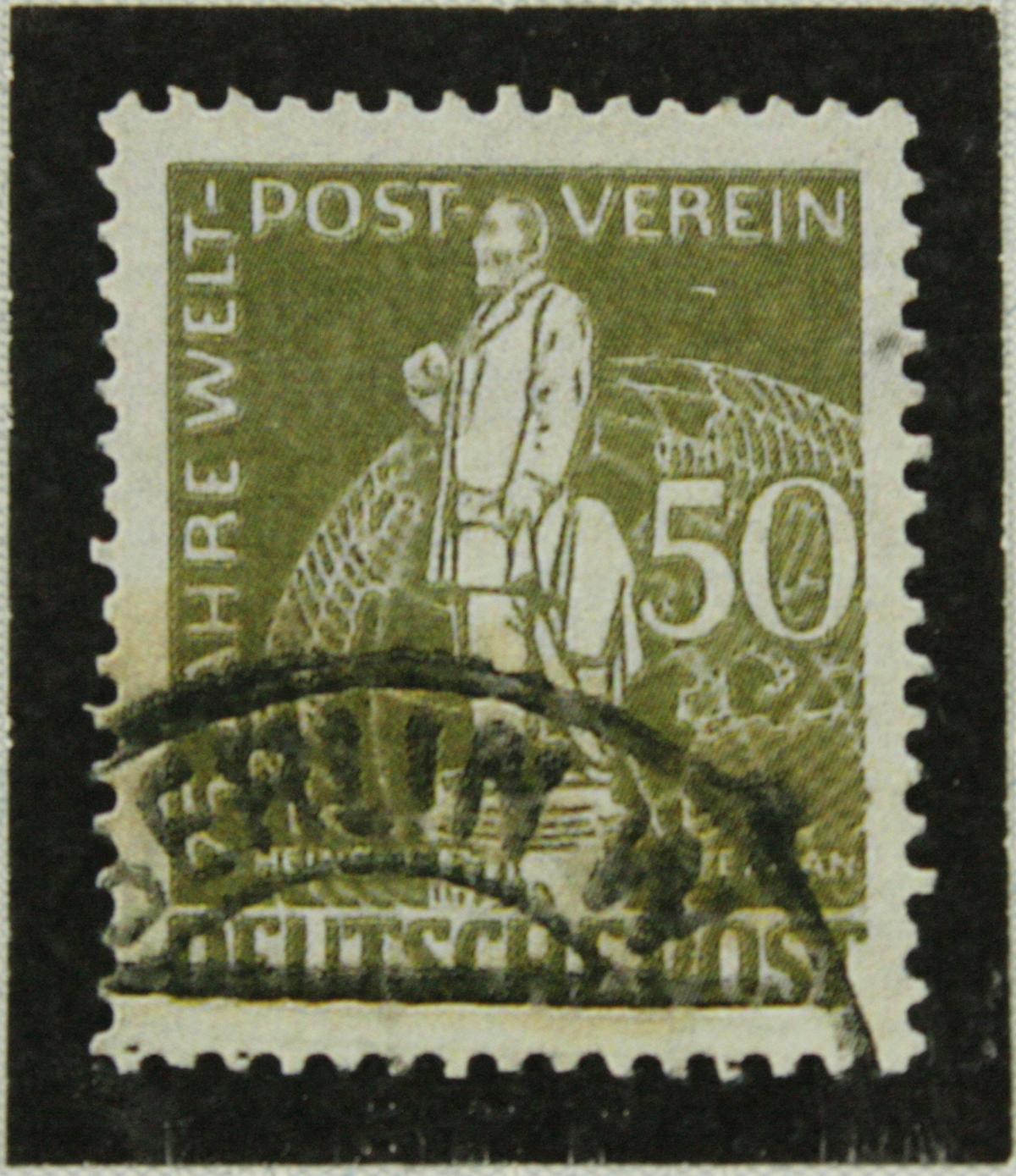Berlin, Michel Nr 38 I, gestempelt, 75 Jahre Weltpostverein (UPU) mit neuem Attest - Image 2 of 2