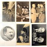 6 AK HITLER UND MUSSOLINI