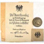 EHRENPREIS DES REICHSPRÄSIDENTEN 1931