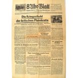 8-UHR-BLATT VOM 12.4.1945