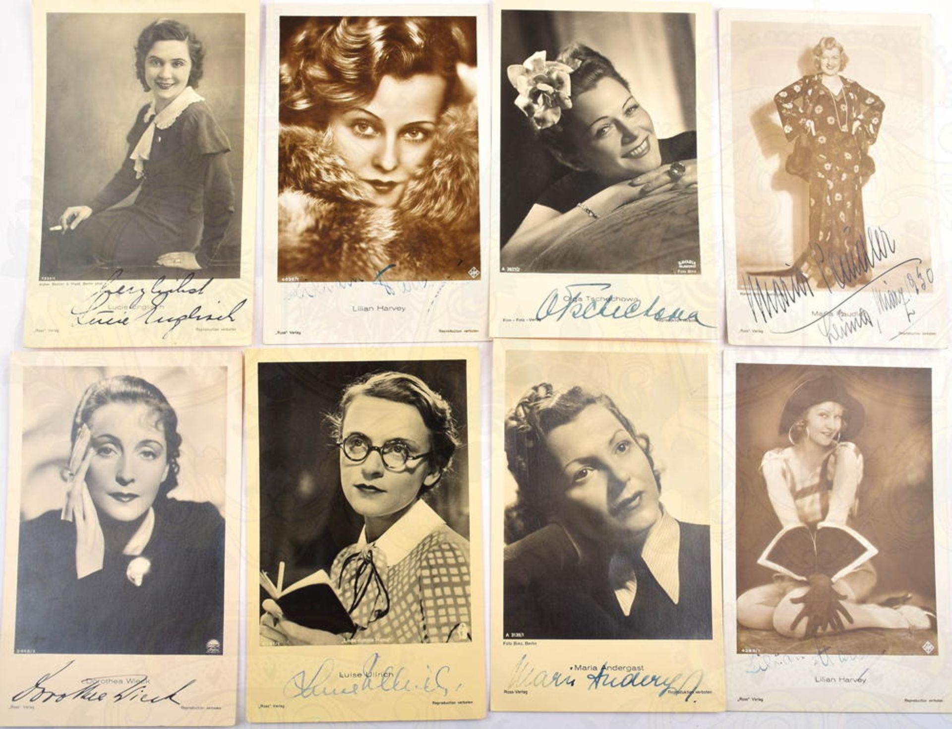 17 AUTOGRAPHEN FILMSCHAUSPIELERINNEN - Image 2 of 2