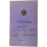 MILITÄRPASS SCHREIBER-GEFREITER 1915-1920