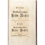 ENTWURF DES MECKLENBURGISCHEN LEHN-RECHTS 1757