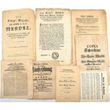 8 CIRKULARE UND SCHRIFTEN 1738-1841