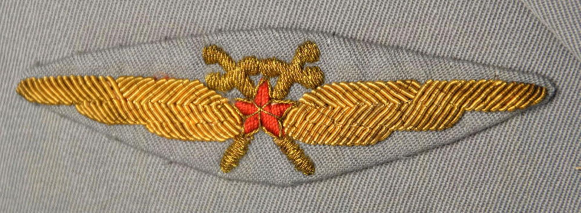 UNIFORM GENERALMAJOR LUFTSTREITKRÄFTE, graues Tuch, 16-teilige I-Spange, Absolventenabzeichen der Ge - Bild 7 aus 11