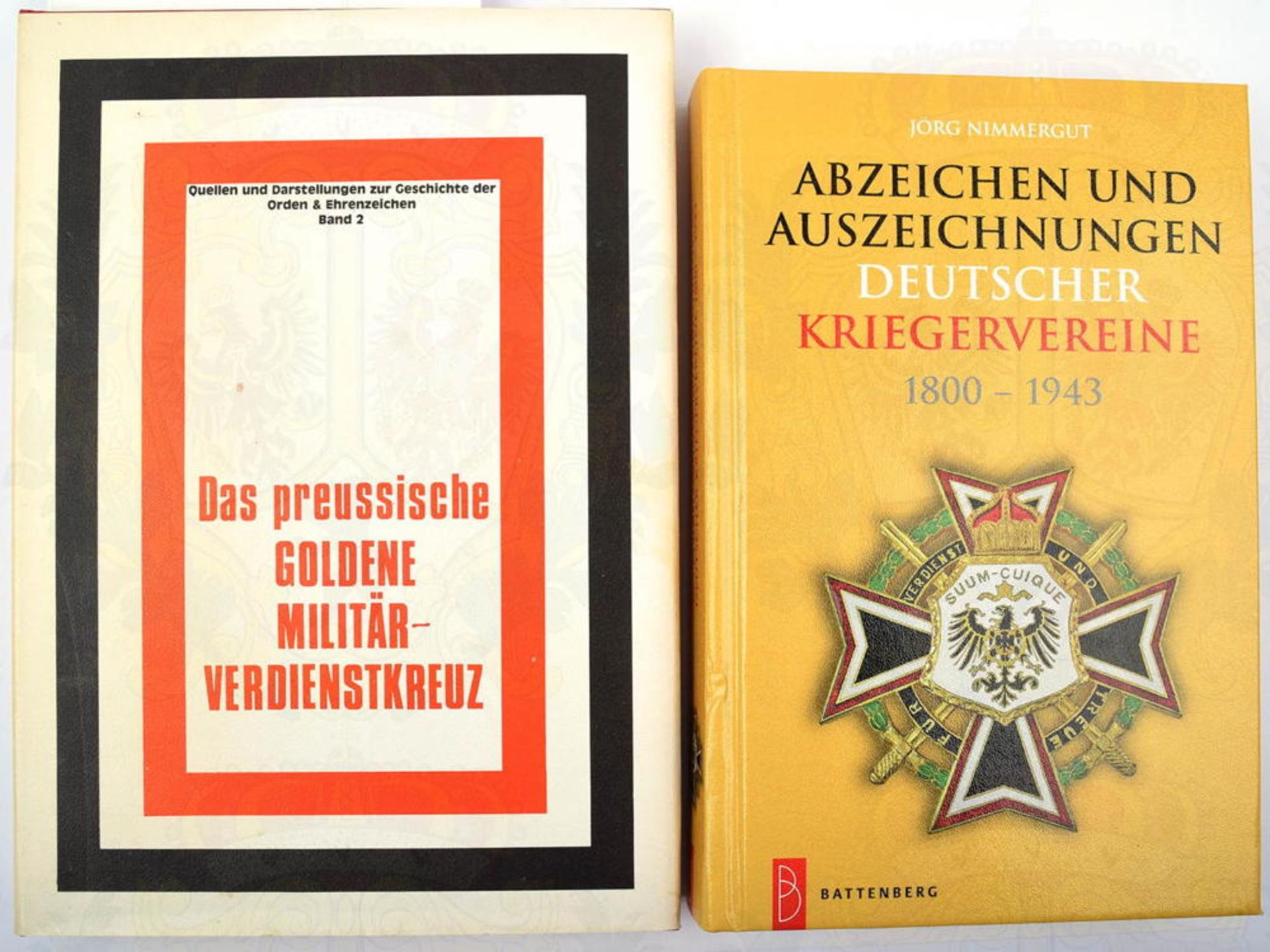 2 TITEL: Abzeichen und Auszeichnungen deutscher Kriegervereine 1800-1943, 2012, 608 S., durchgeh.