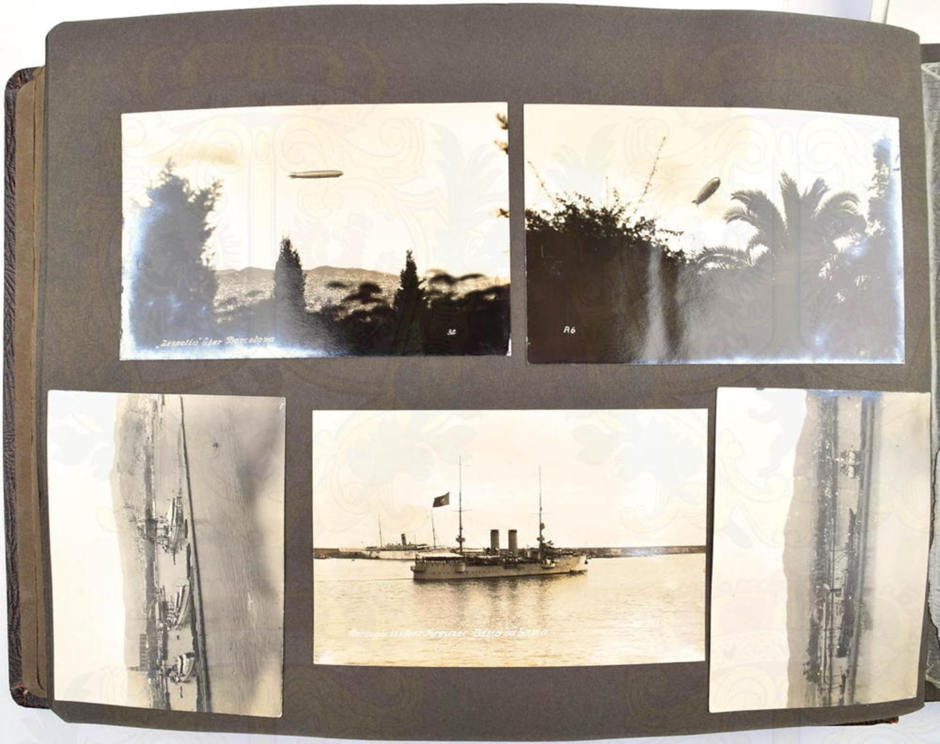 FOTOALBUM LEICHTER KREUZER KÖNIGSBERG, bei der Weltausstellung Barcelona 1929, mit 120 Fotos u. - Image 3 of 5