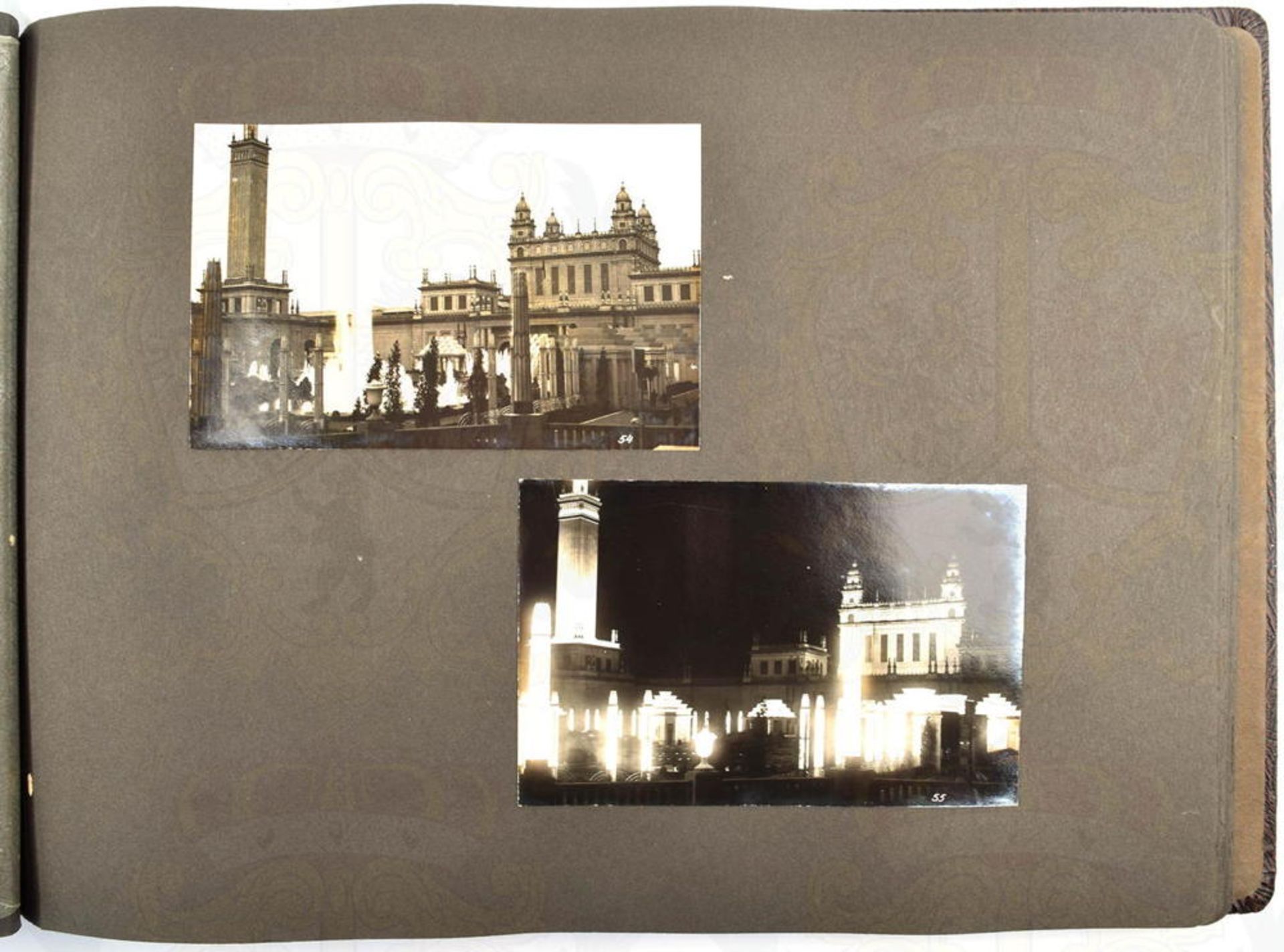 FOTOALBUM LEICHTER KREUZER KÖNIGSBERG, bei der Weltausstellung Barcelona 1929, mit 120 Fotos u. - Image 5 of 5