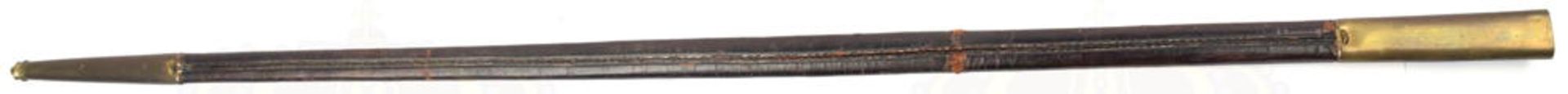 DEGEN, blanke zweischneidige Klinge m. 24cm langer Fehlschärfe, eingeschlagene Bez. „Toledo“, L. 75c - Bild 3 aus 11