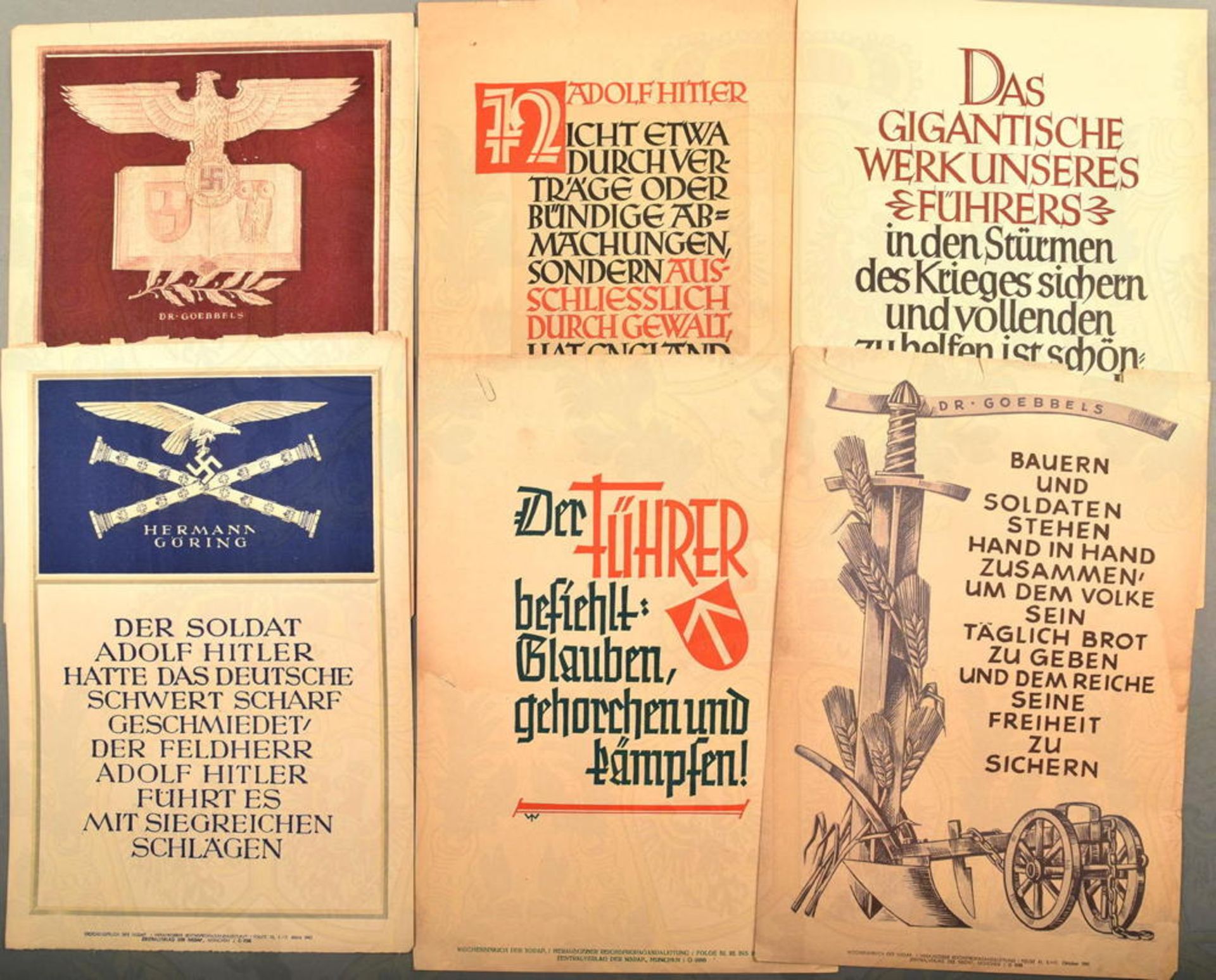 16 WOCHENSPRÜCHE DER NSDAP 1939-1942