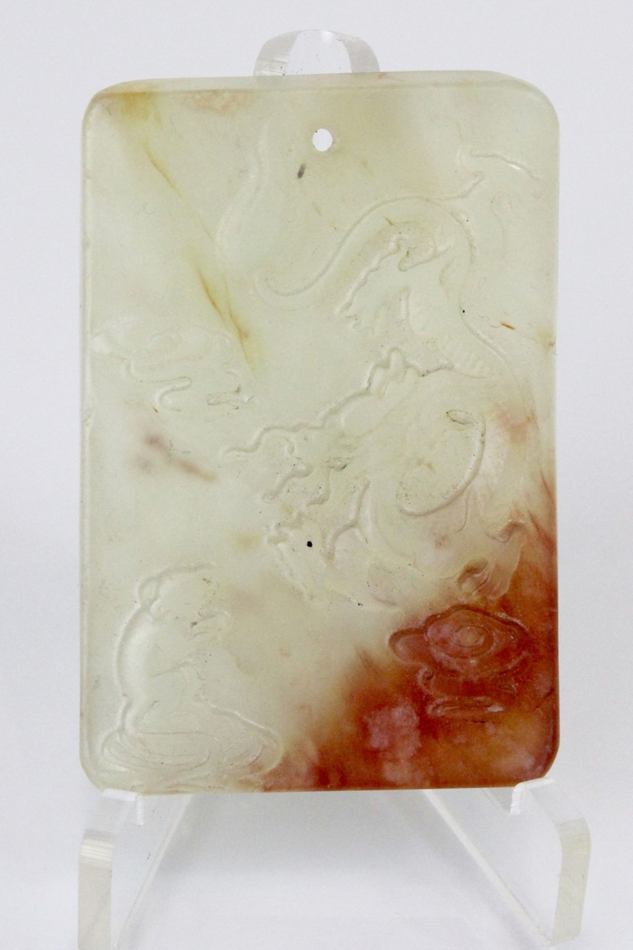 China Jade Pendant Drachenmotiv