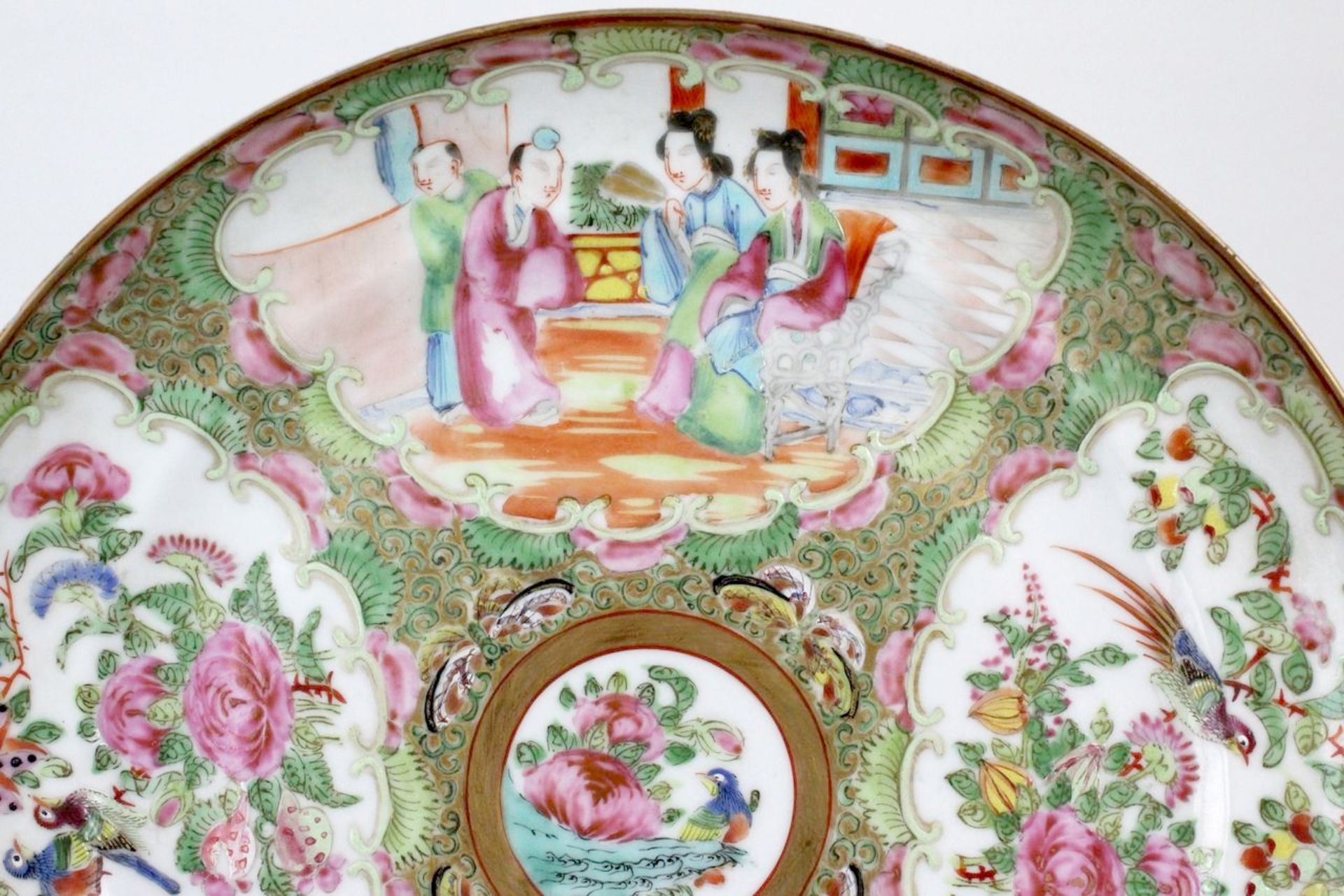 China Famille Rose Teller - Image 4 of 4