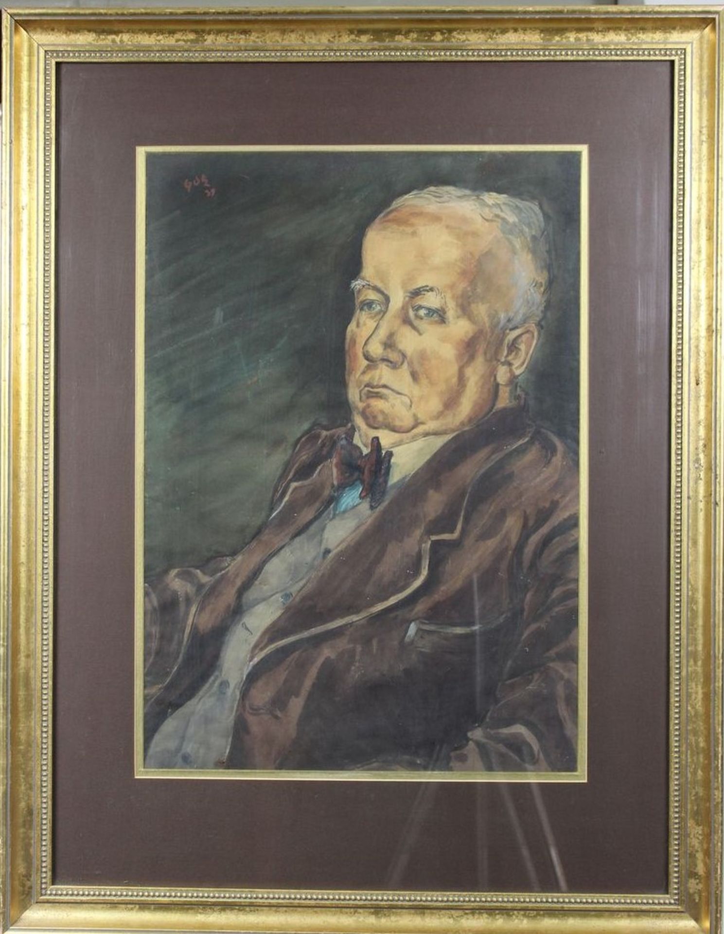 Karl Otto Götz " Seltenes Portrait aus der Frühphase des Künstlers "