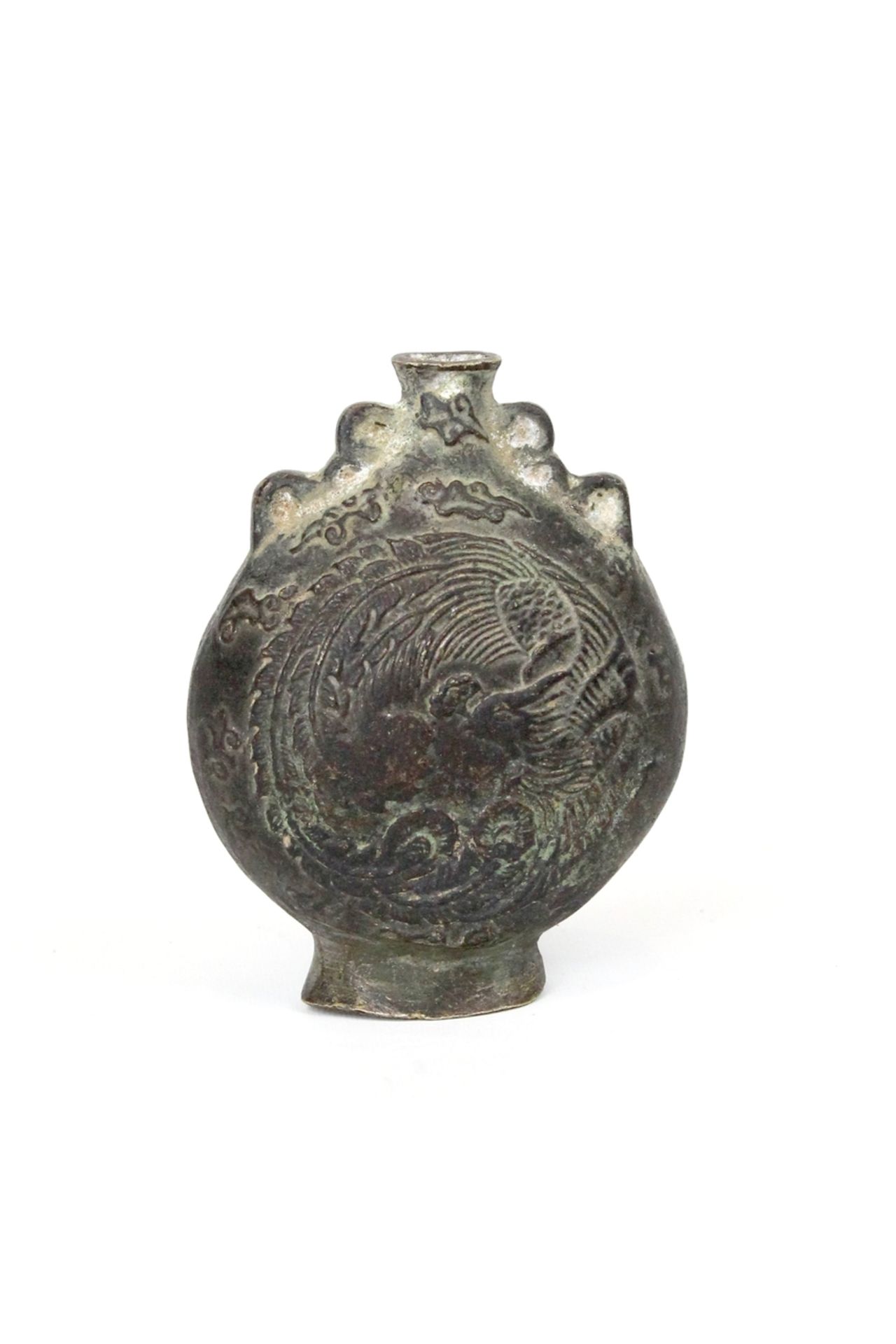 China kleine Bronze Vase " Drachen " - Image 2 of 4