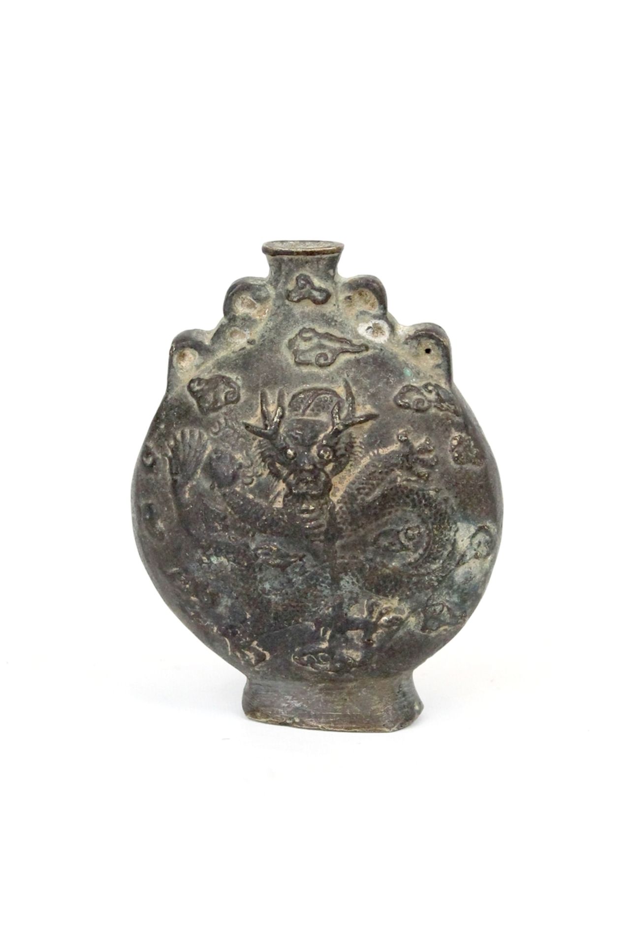 China kleine Bronze Vase " Drachen "
