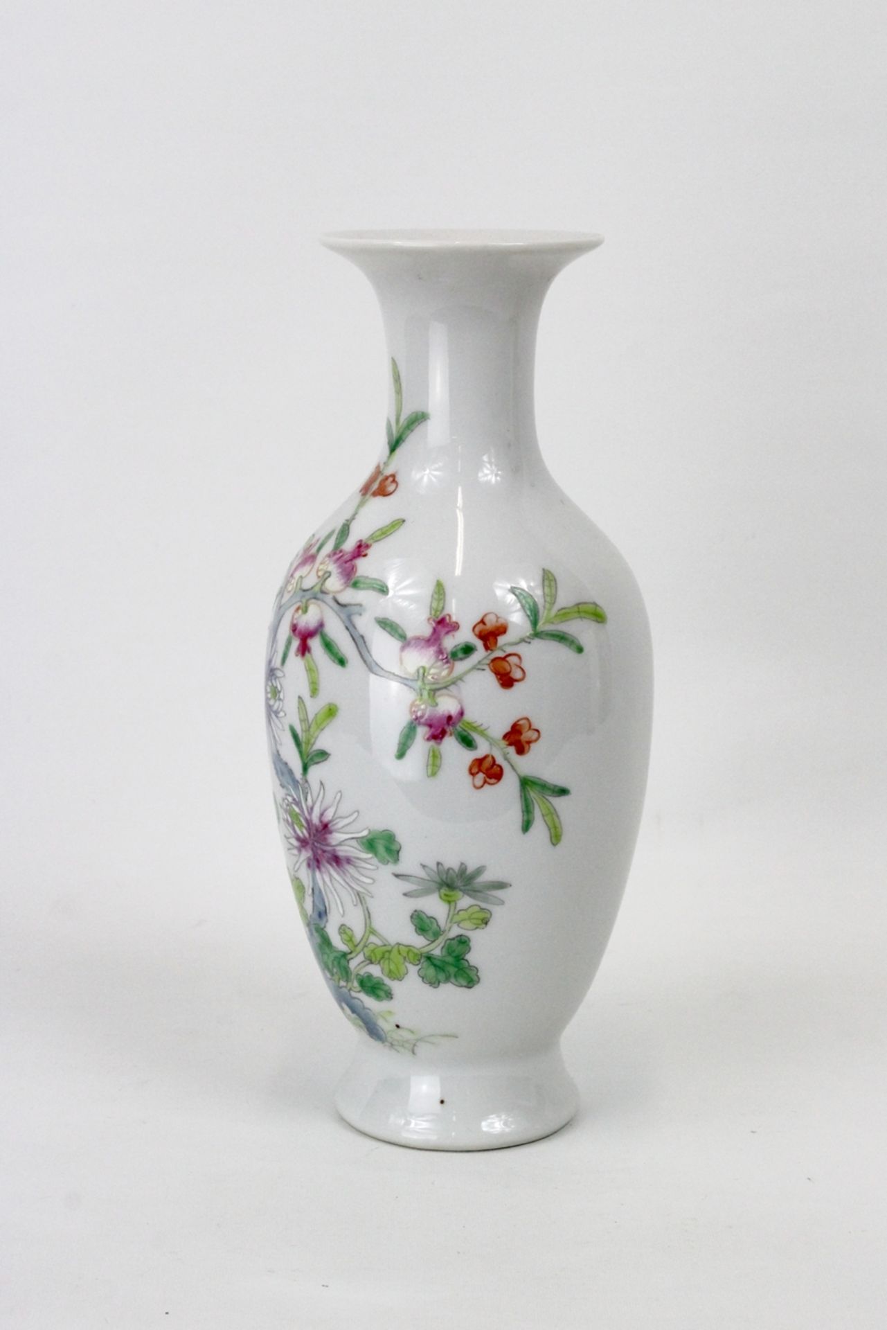 China Vase mit floralem Motiv - Bild 3 aus 5