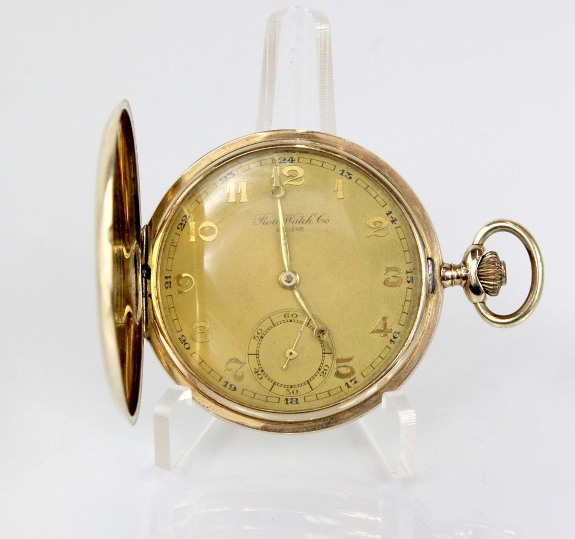 585er Gold Taschenuhr " Roa Watch Co. Geneve "