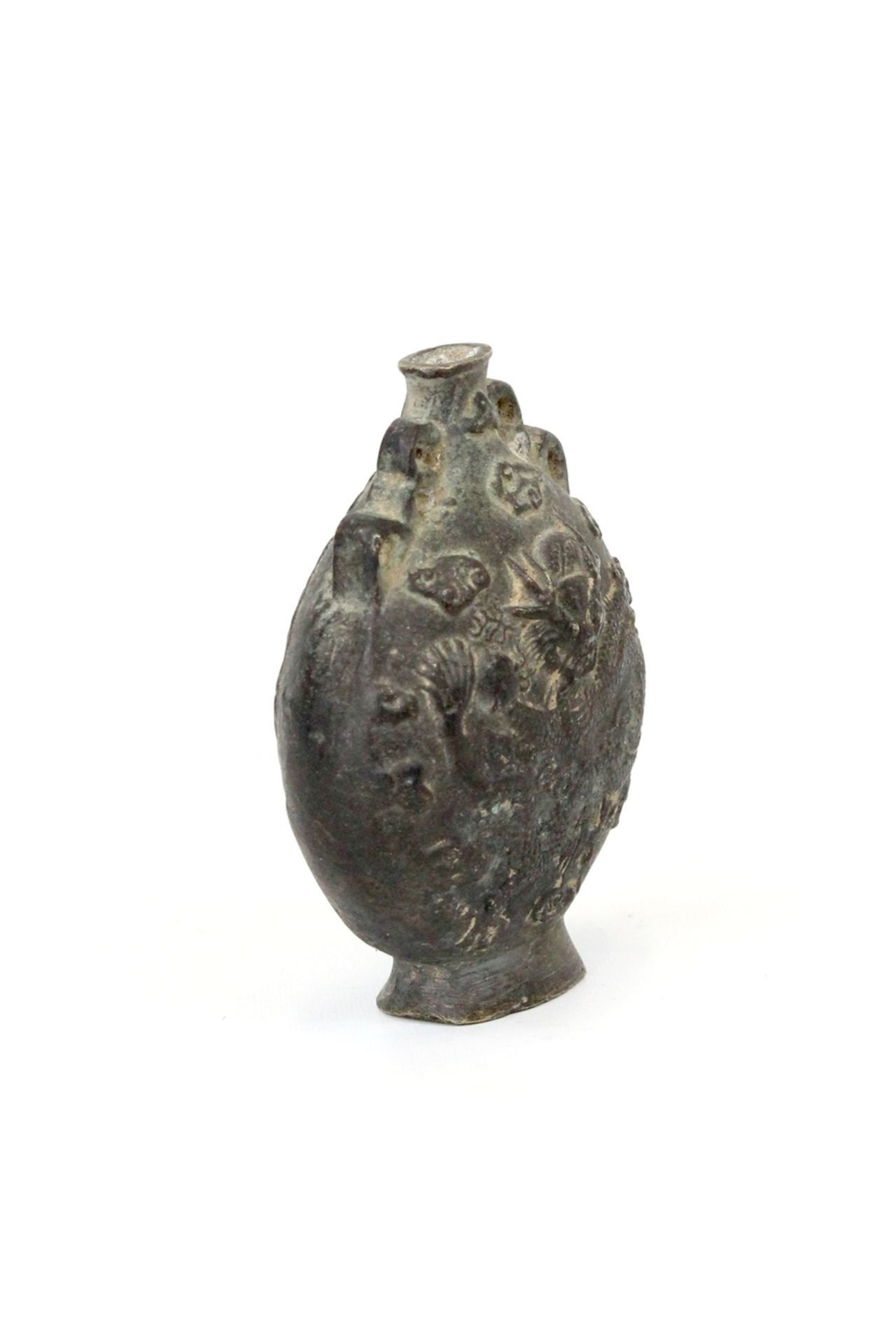 China kleine Bronze Vase " Drachen " - Bild 3 aus 4