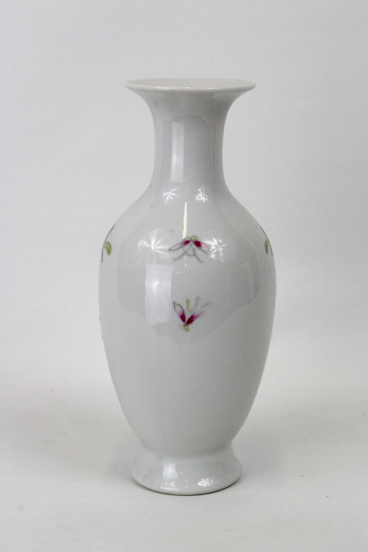 China Vase mit floralem Motiv - Bild 4 aus 5