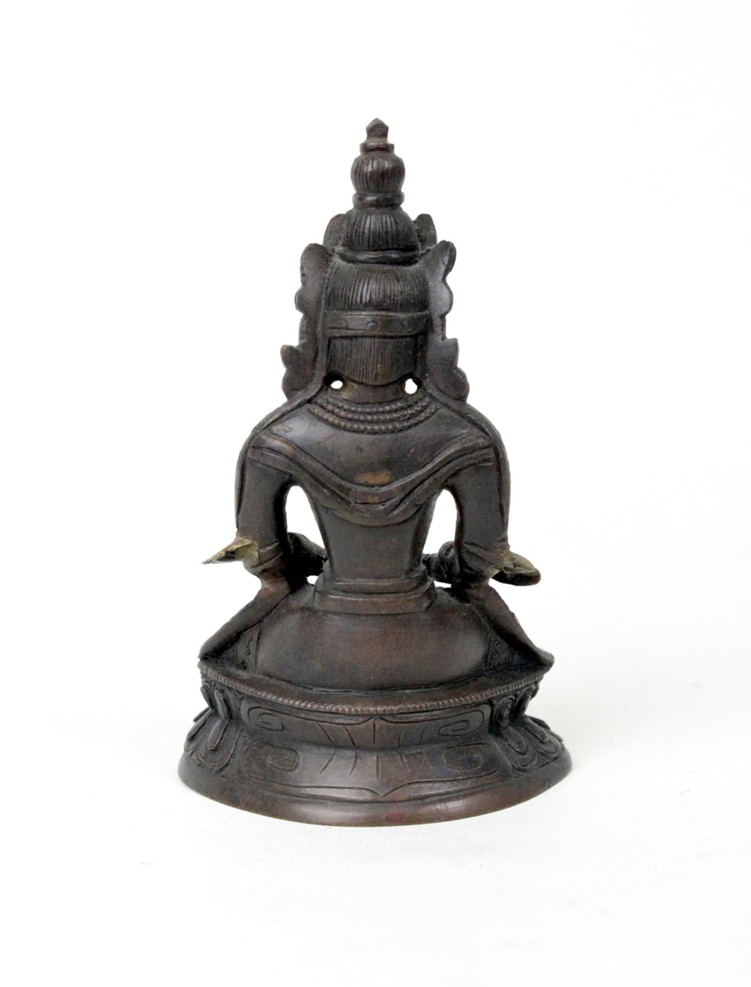 Tibet sitzende Buddhafigur Amitabha - Bild 3 aus 4