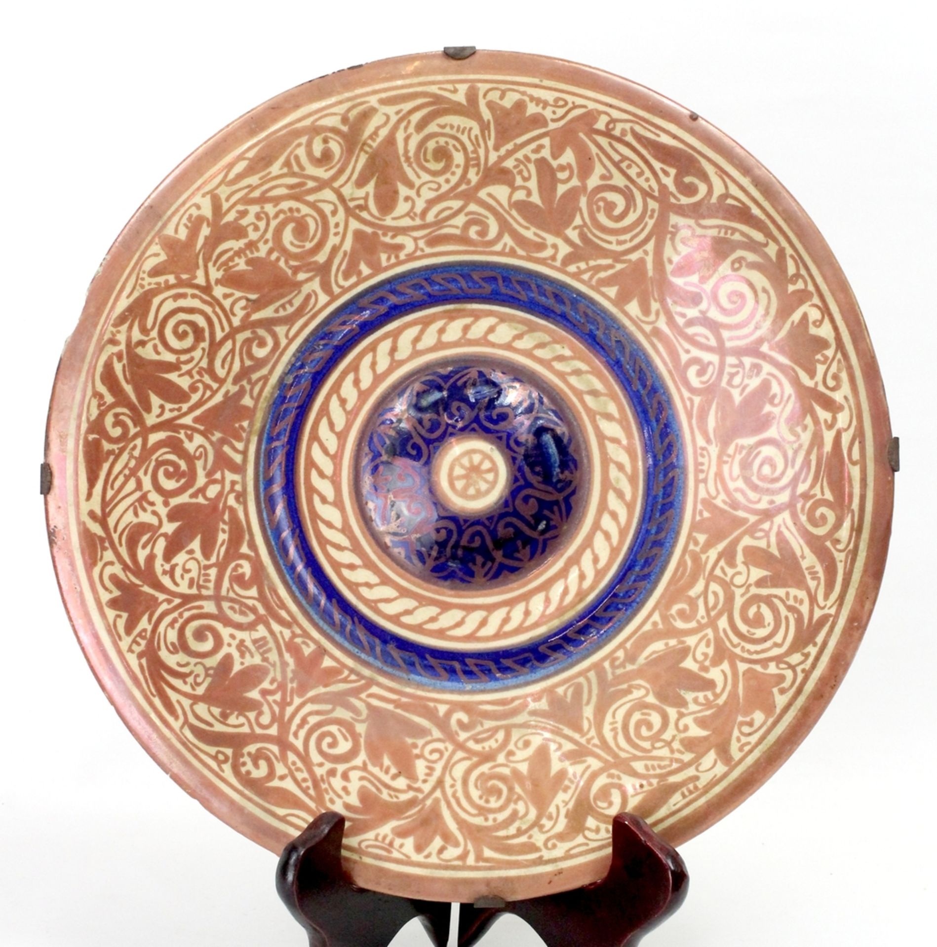 Hispano-Maurischer Breitrand Keramik Teller