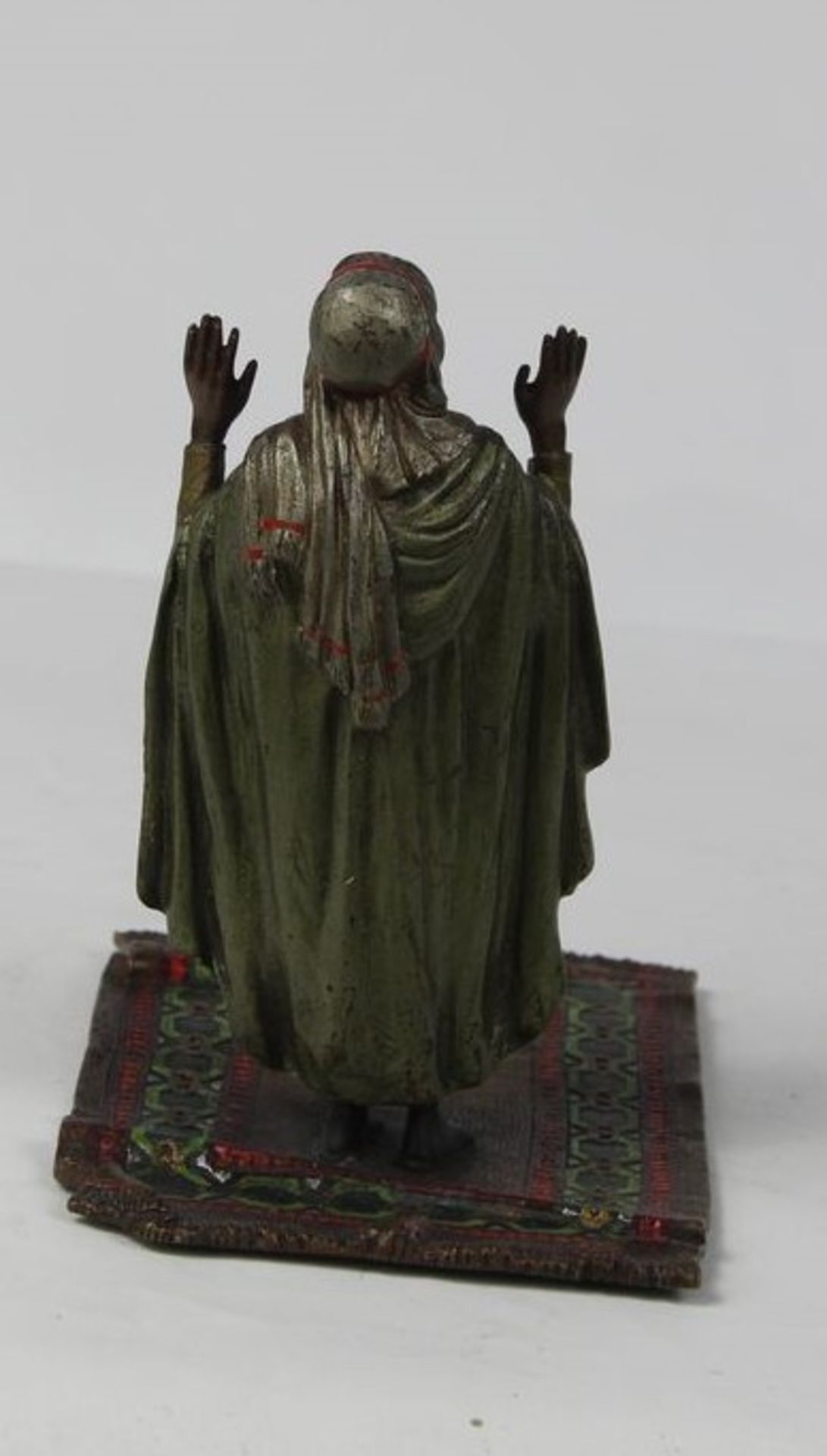 Wiener Bronze, wohl Bergmann " betender Araber " - Image 2 of 3