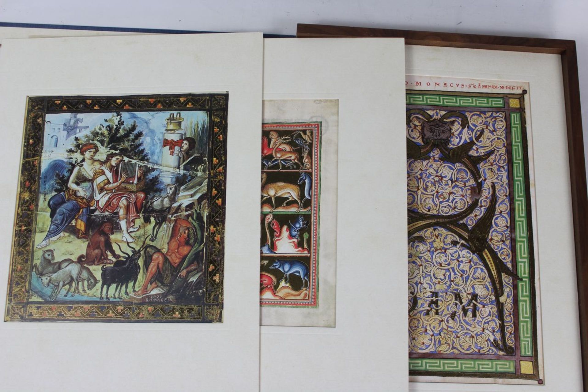 Faksimilie, " Große Buchmalerei des Mittelalters "