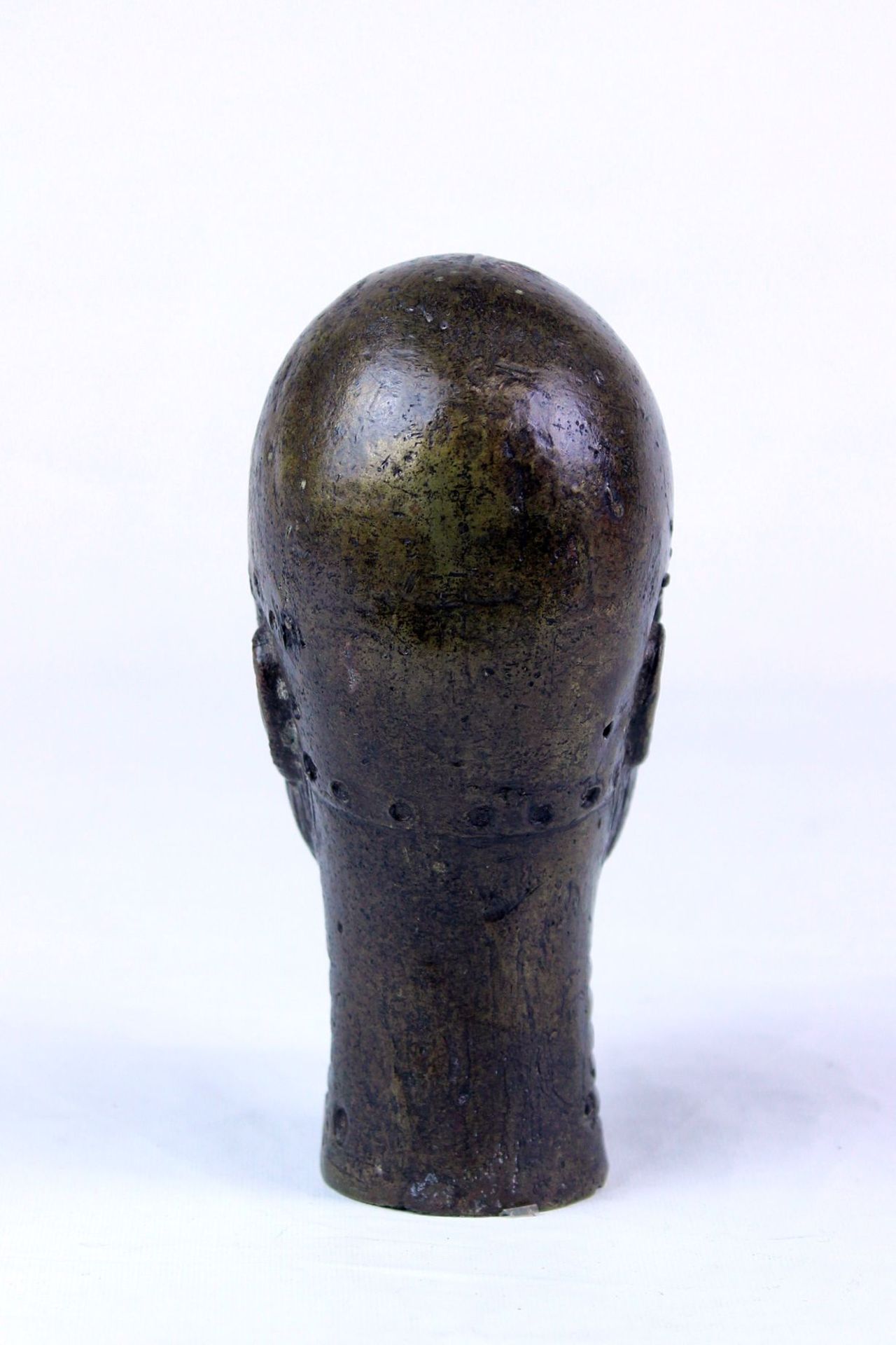 Kleines Benin Köpfchen Bronze " Beninkopf ", Kongo Maße: ca. H. 13 cm - Image 3 of 4