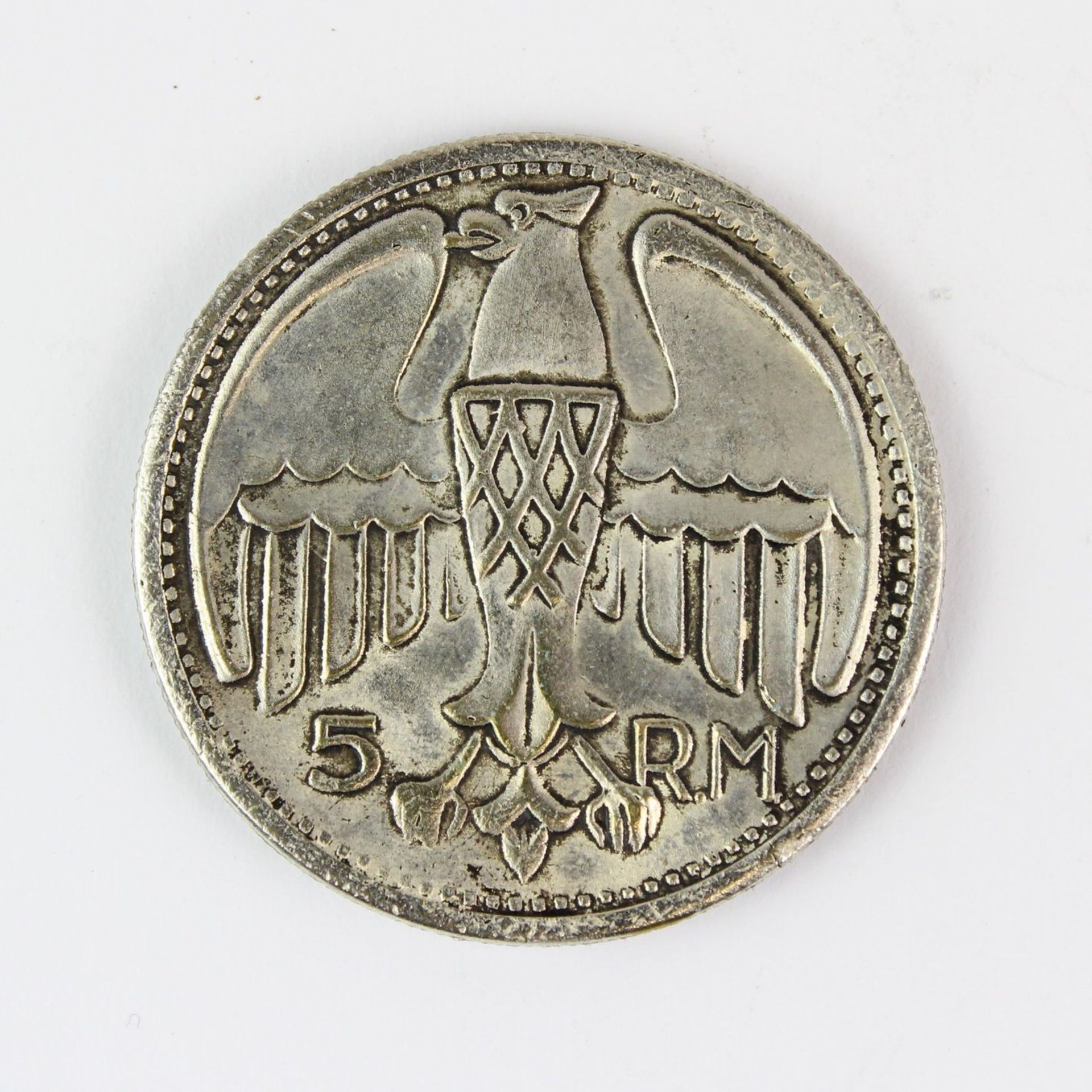 5 Reichsmark " Adolf Hitler " 1935 Silber - Bild 2 aus 2
