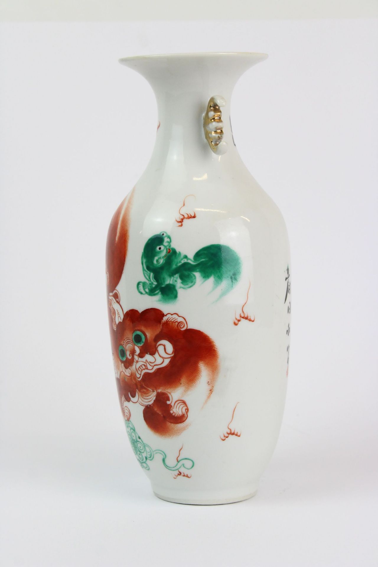 China Vase mit Fohund - Image 4 of 6