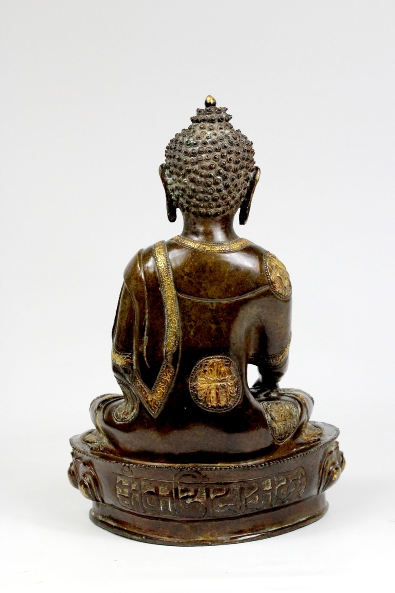 Buddha Tibet Amitabha Bronze - Bild 6 aus 8