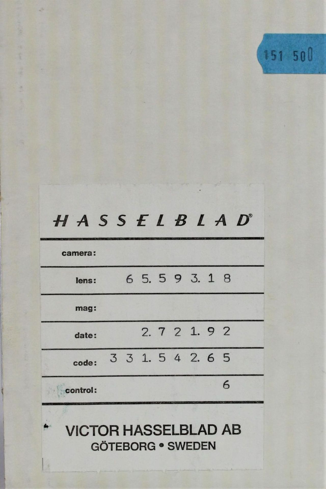 Hasselblad 150 Zeiss Sonar CF 150 mm f / 4T Objektiv OVP - Image 3 of 3