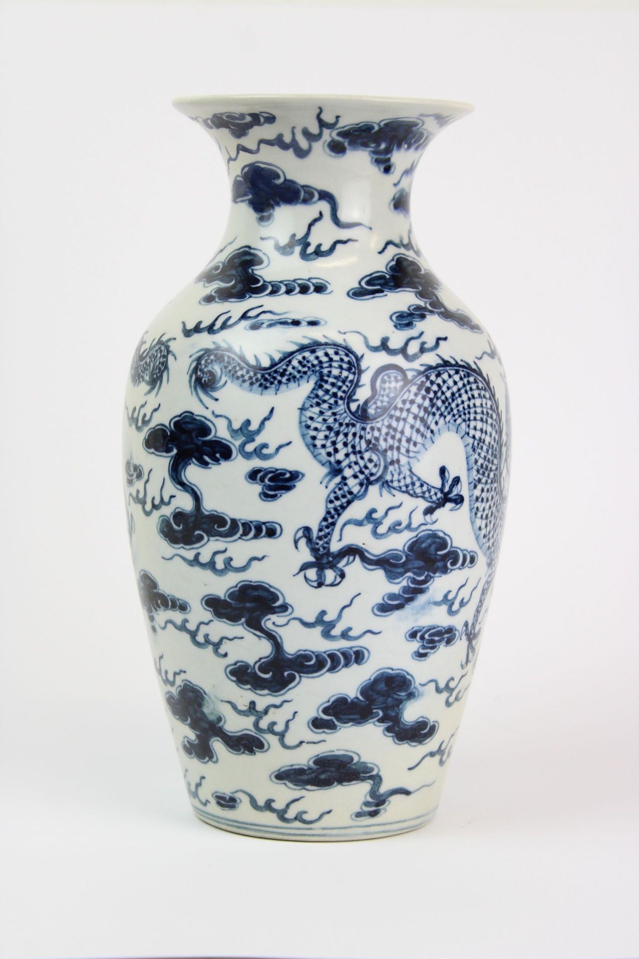 Seltene Sinotibetische Drachenvase 20.Jhdt. - Image 3 of 7