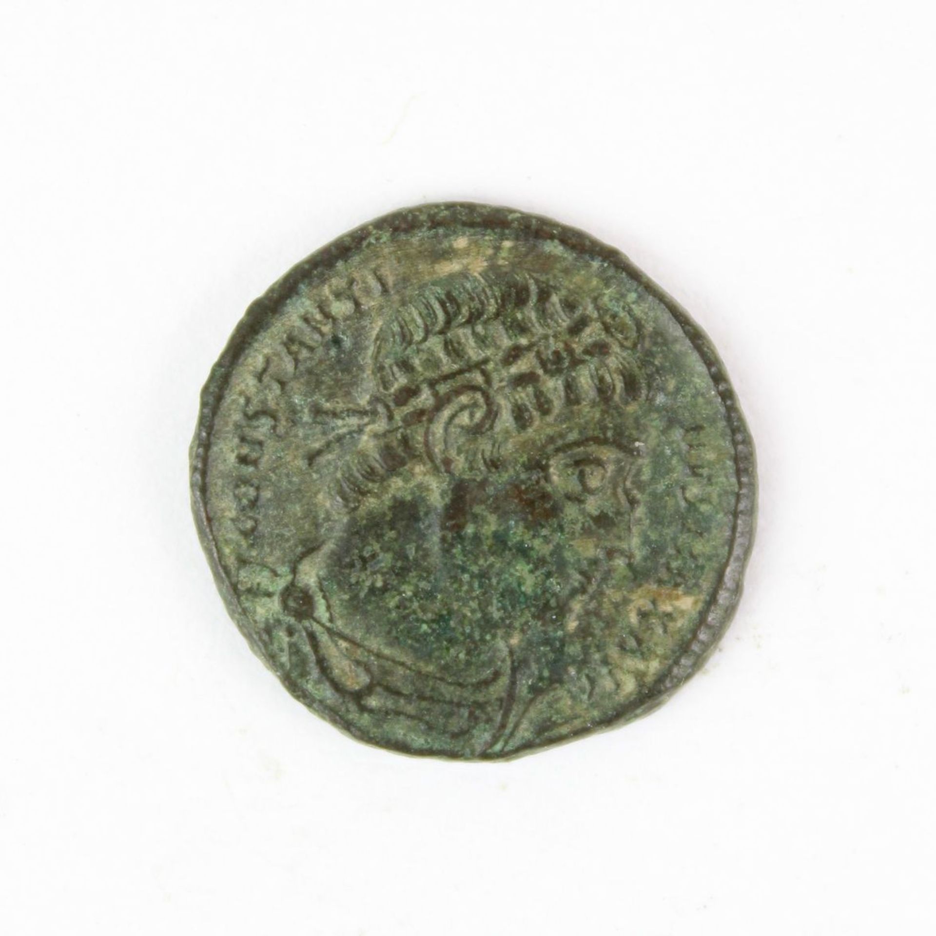 Constantinische Münze Follis