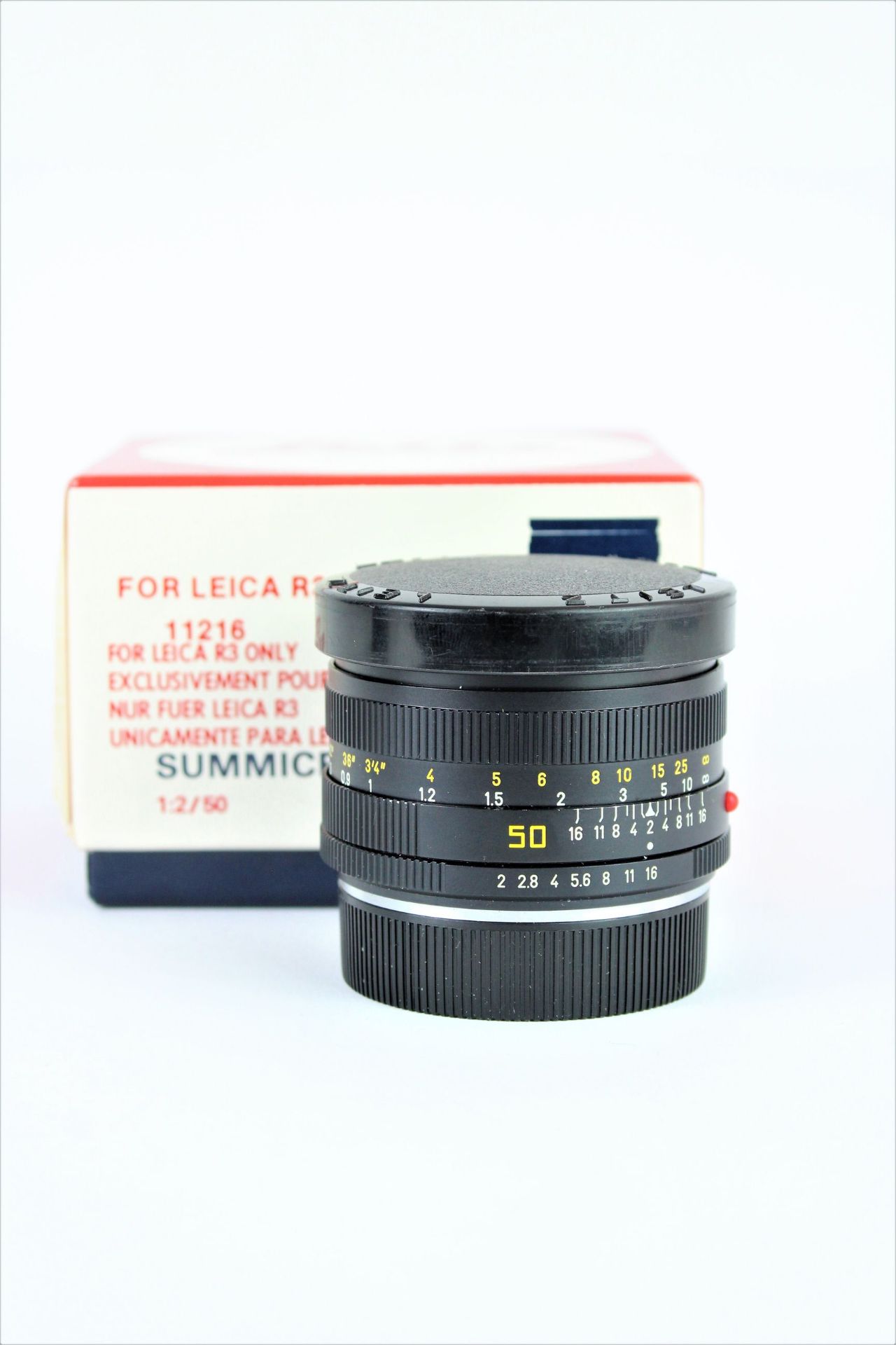 Leitz Summicron-R 1:2/50 Objektiv für Leica R3 in Originalbox