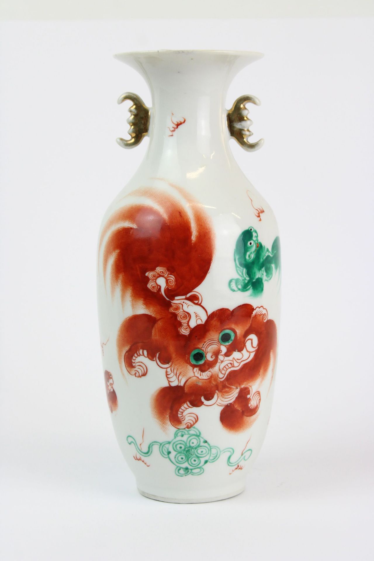 China Vase mit Fohund