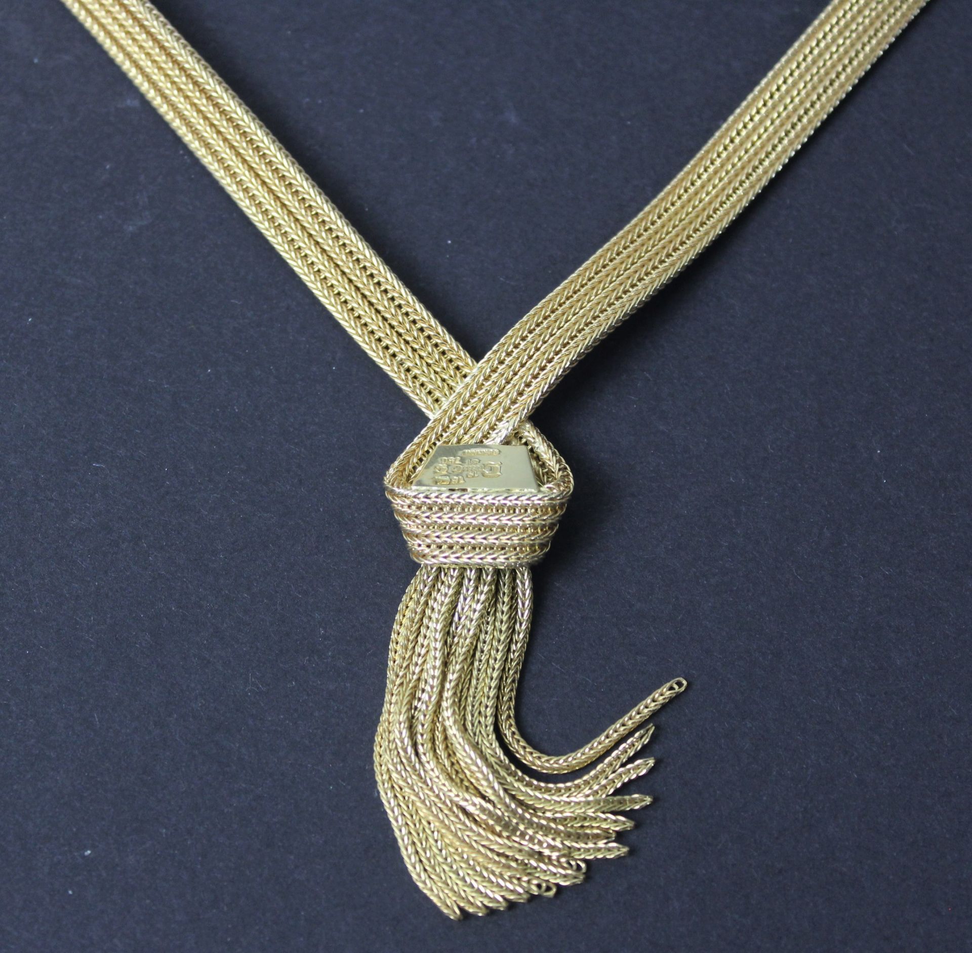 Collier 750 Gold in Schleifenform - Image 2 of 2
