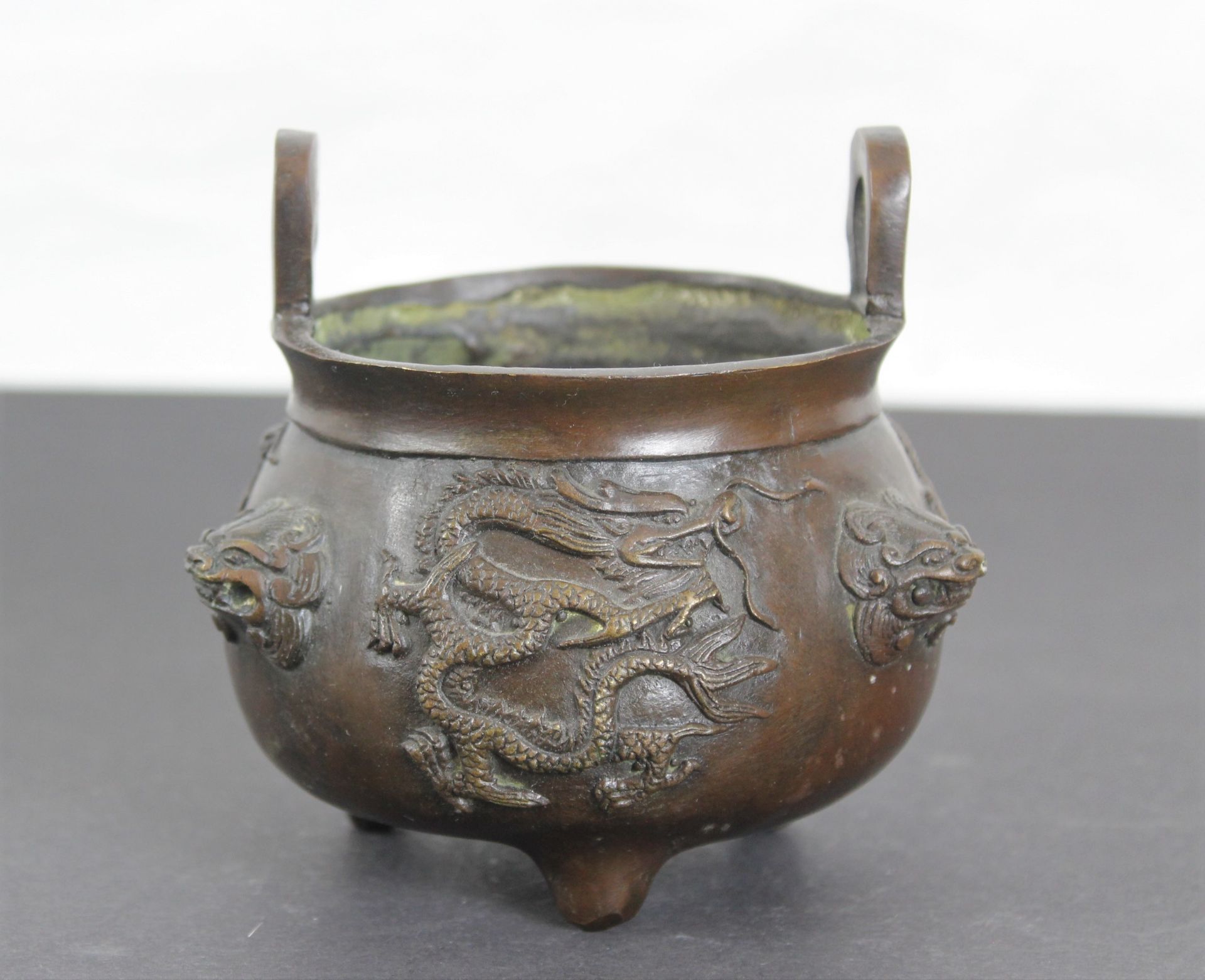 China,Qing Dynastie Bronze Weihrauchbrenner - Image 2 of 3