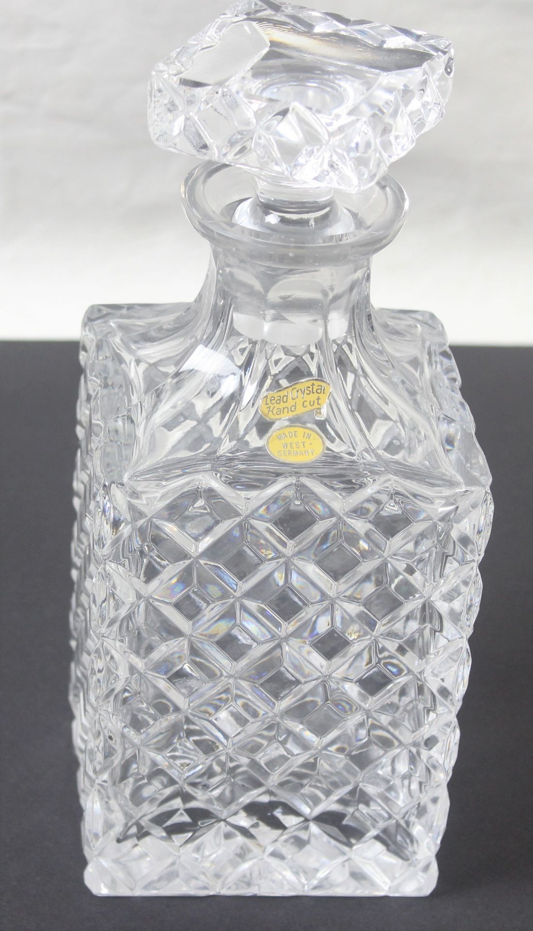 Bleikristallglas Likörflasche