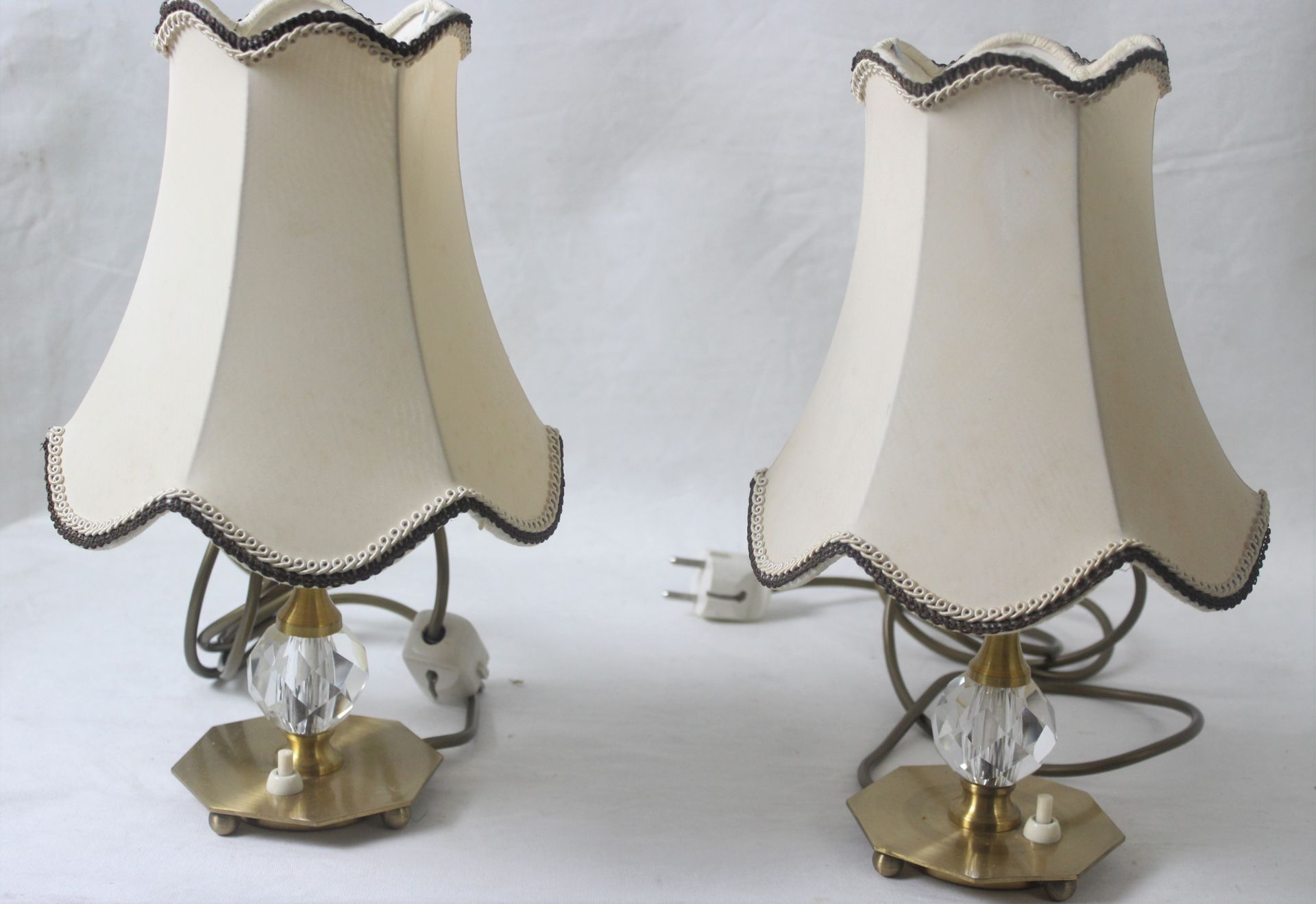 Paar Nachttisch Lampen des Herstellers " Palme und Walter "