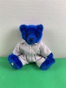 BMW Teddybär, blau, H. 17 cm