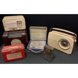 Radios - a vintage Roberts R200 portable transistor radio; others Emerson 888, Champion Electric