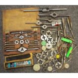Hand Tools - Taps and die sets, BSW, BSF, UNF, Whitworth etc