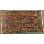 Antique Persian hand-made Malayer rug approx 194cm x 102cm