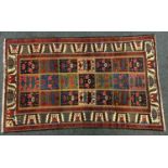Antique Persian hand-made Bakhtiari rug approx 244cm x 147cm