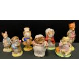Beswick Beatrix Potter figures - inc Timmy Tiptoes, Foxy Whiskered Gentleman, Mrs Tiggy-Winkle,